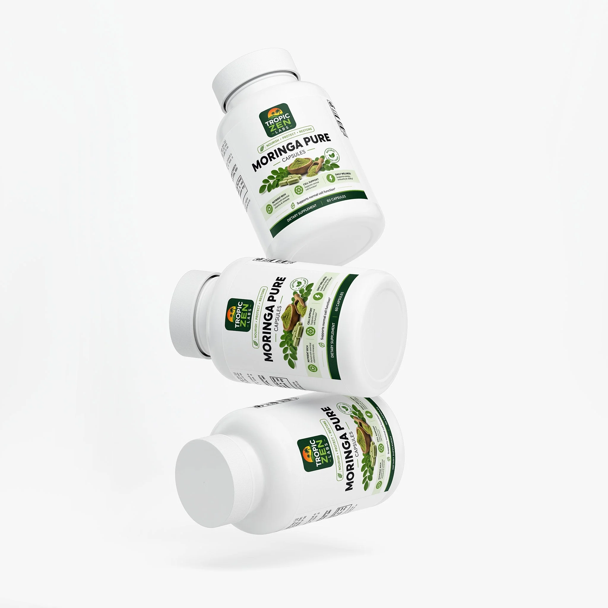 TropicZen Moringa Pure product bottle