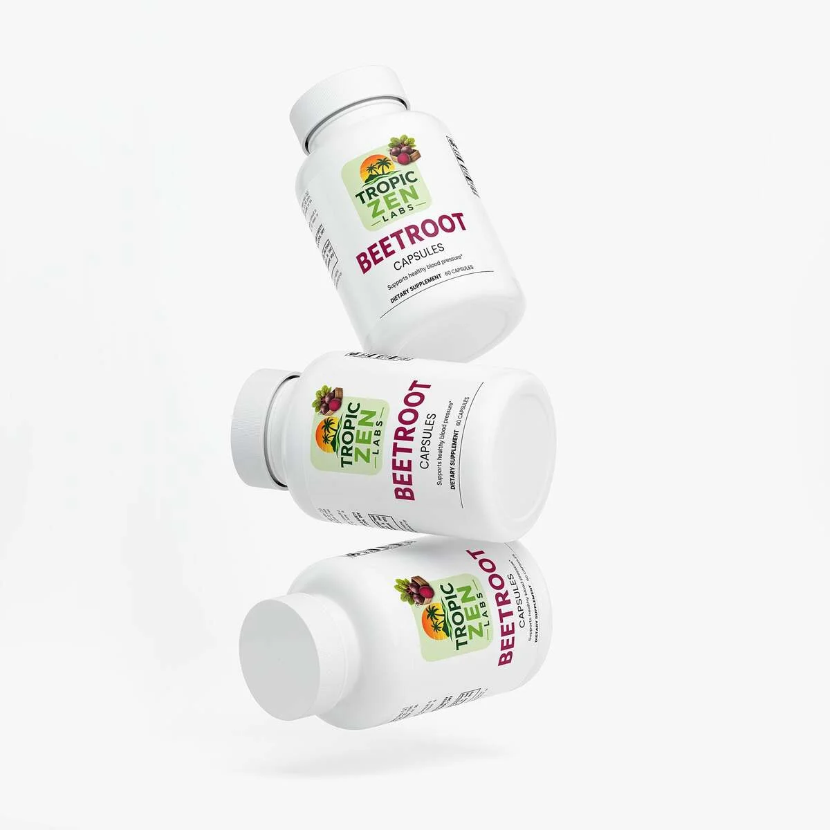 Close up of Beetroot capsules