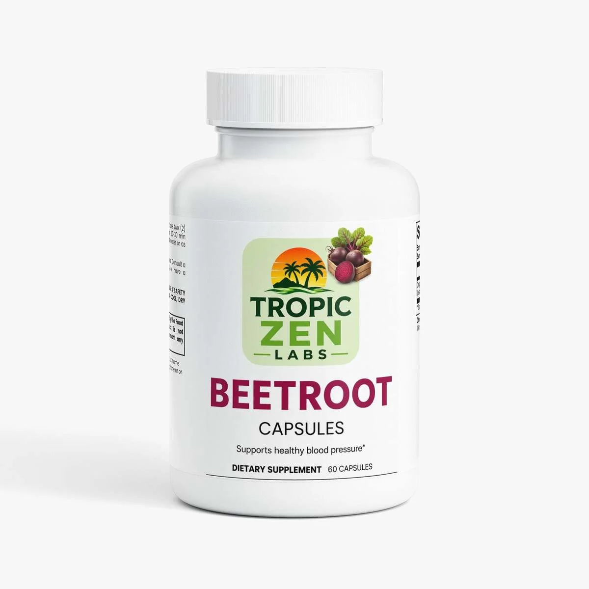 Beetroot wellness product lifestyle image by TropicZen