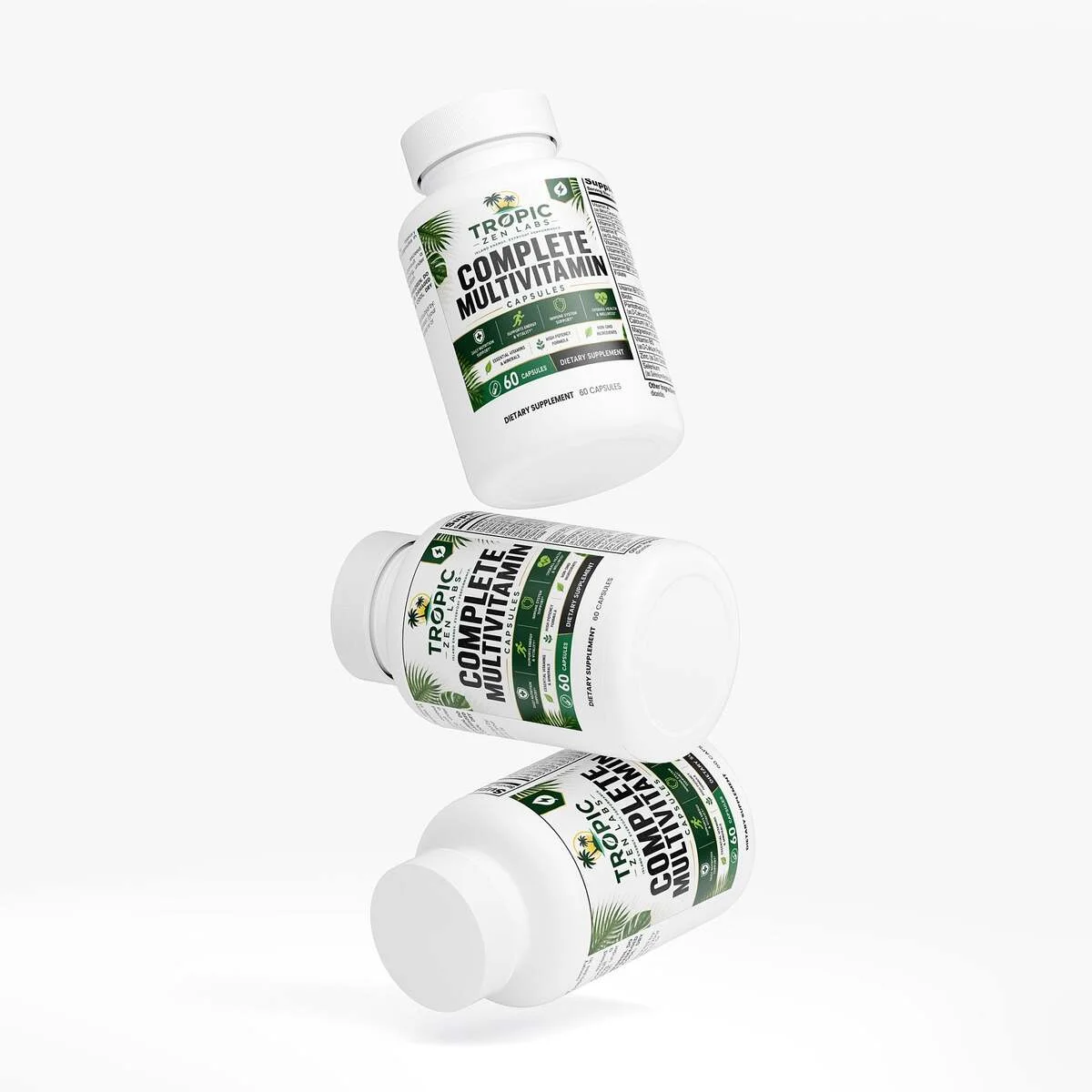 Close up of Complete Multivitamin capsules