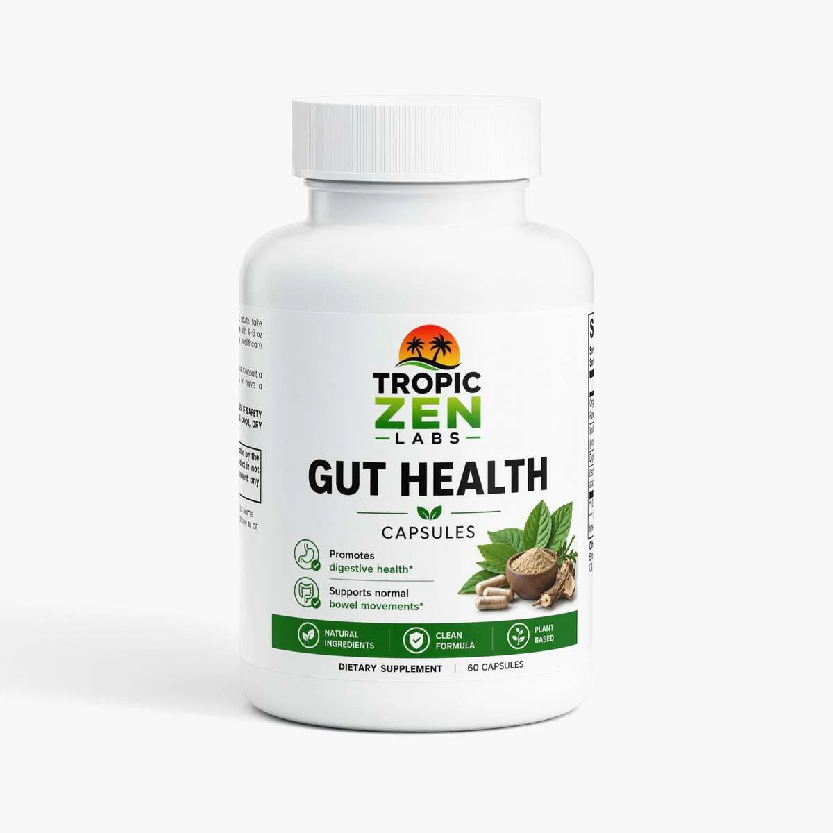 Gut Health wellness product lifestyle image by TropicZen