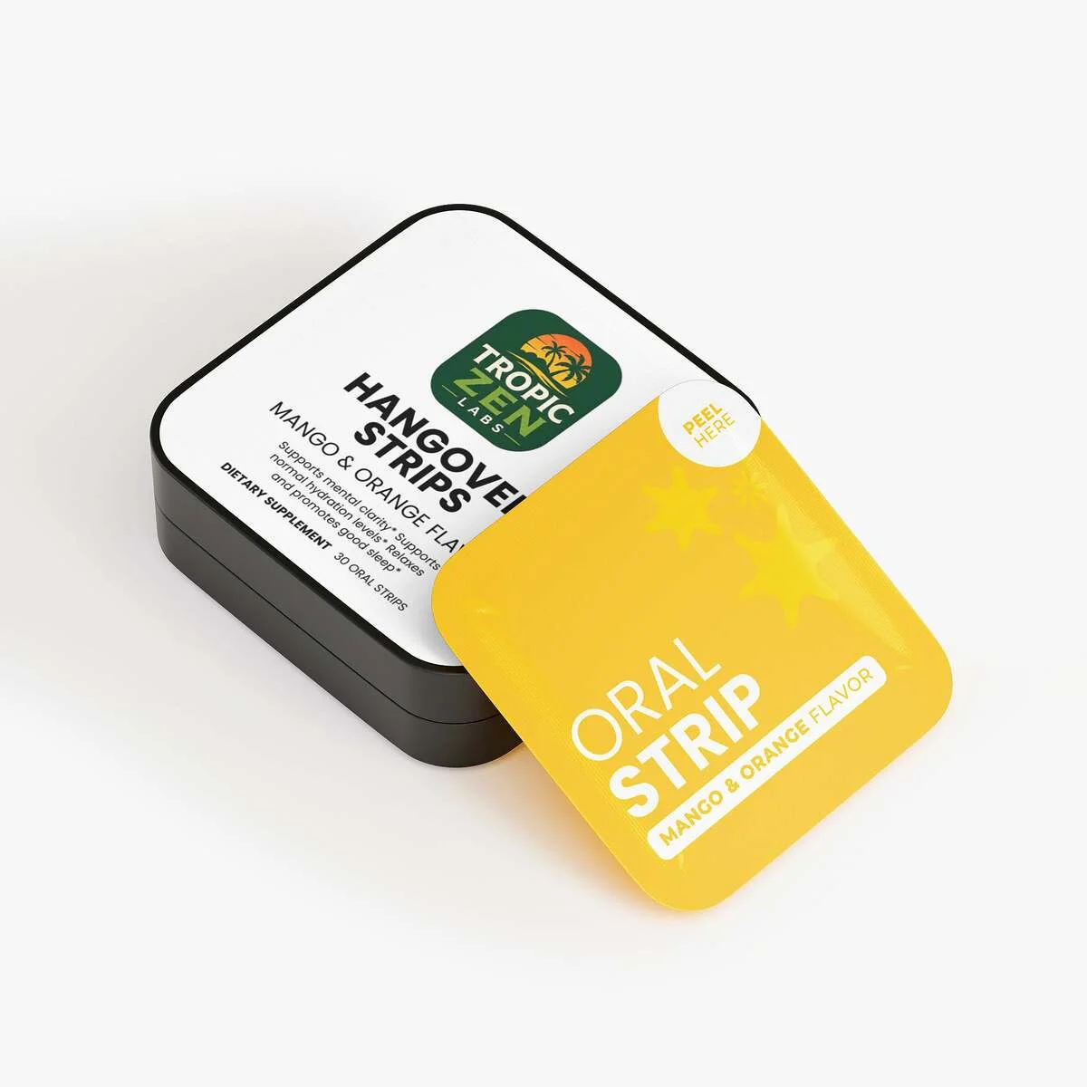 Hangover Strips wellness product lifestyle image by TropicZen
