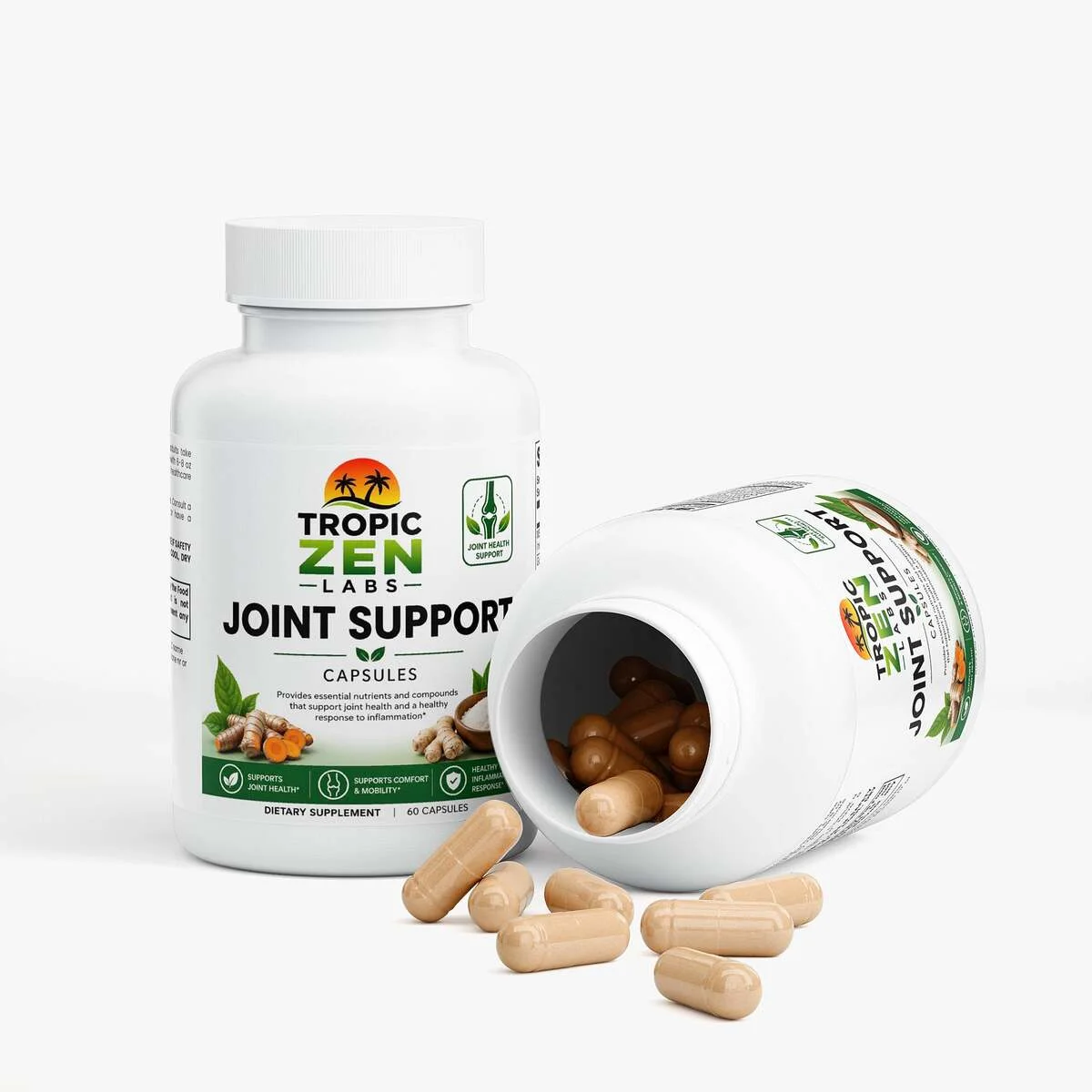 Open bottle of Joint Support
