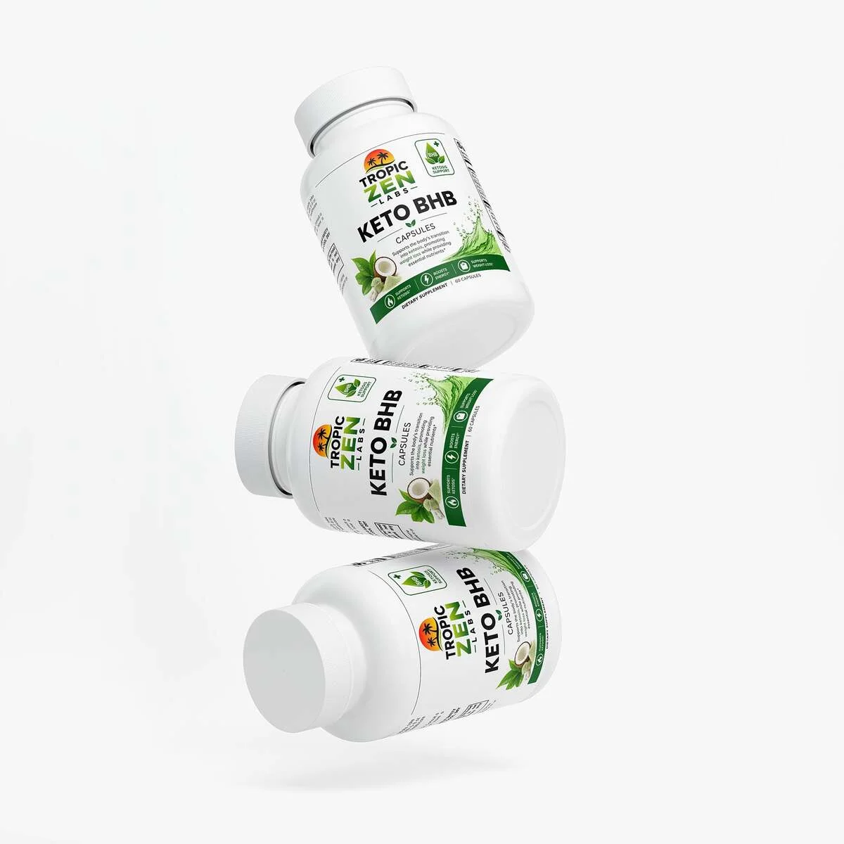 Close up of Keto BHB capsules
