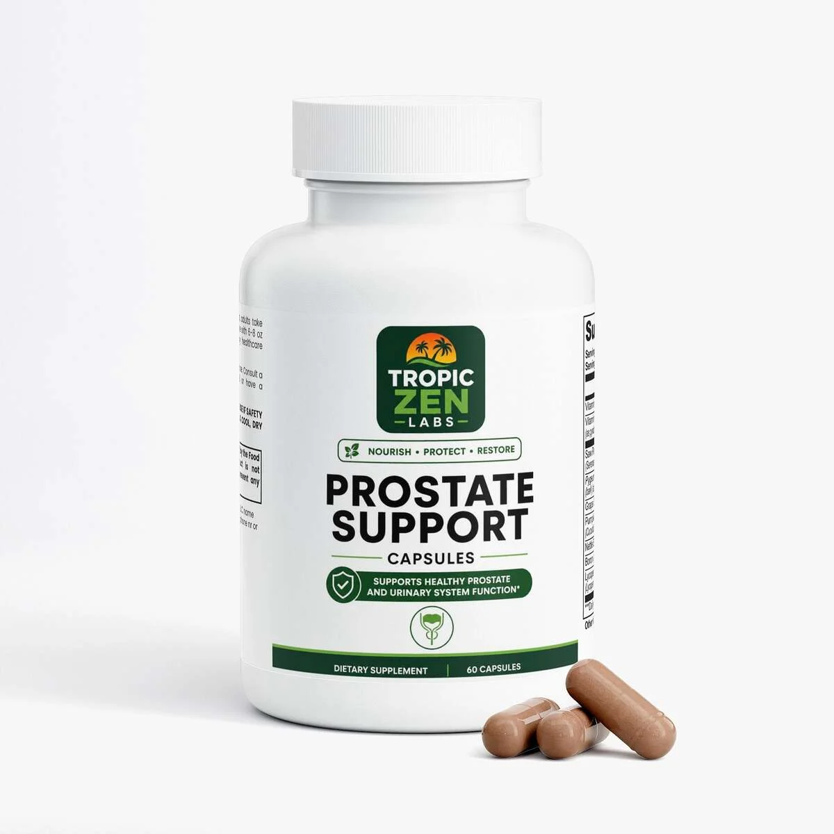 Prostate Support wellness product lifestyle image by TropicZen